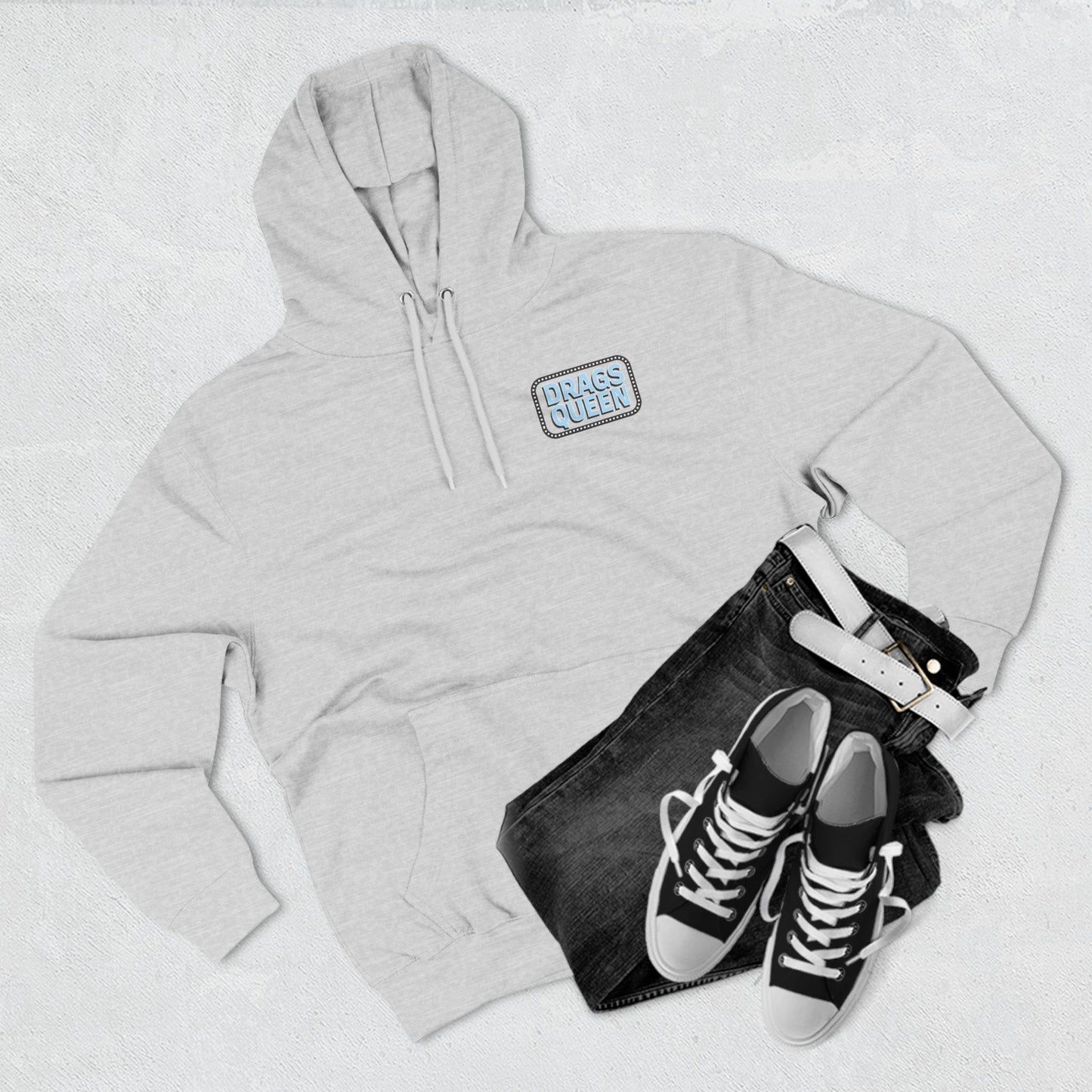 Drags Queen Three-Panel Hoodie