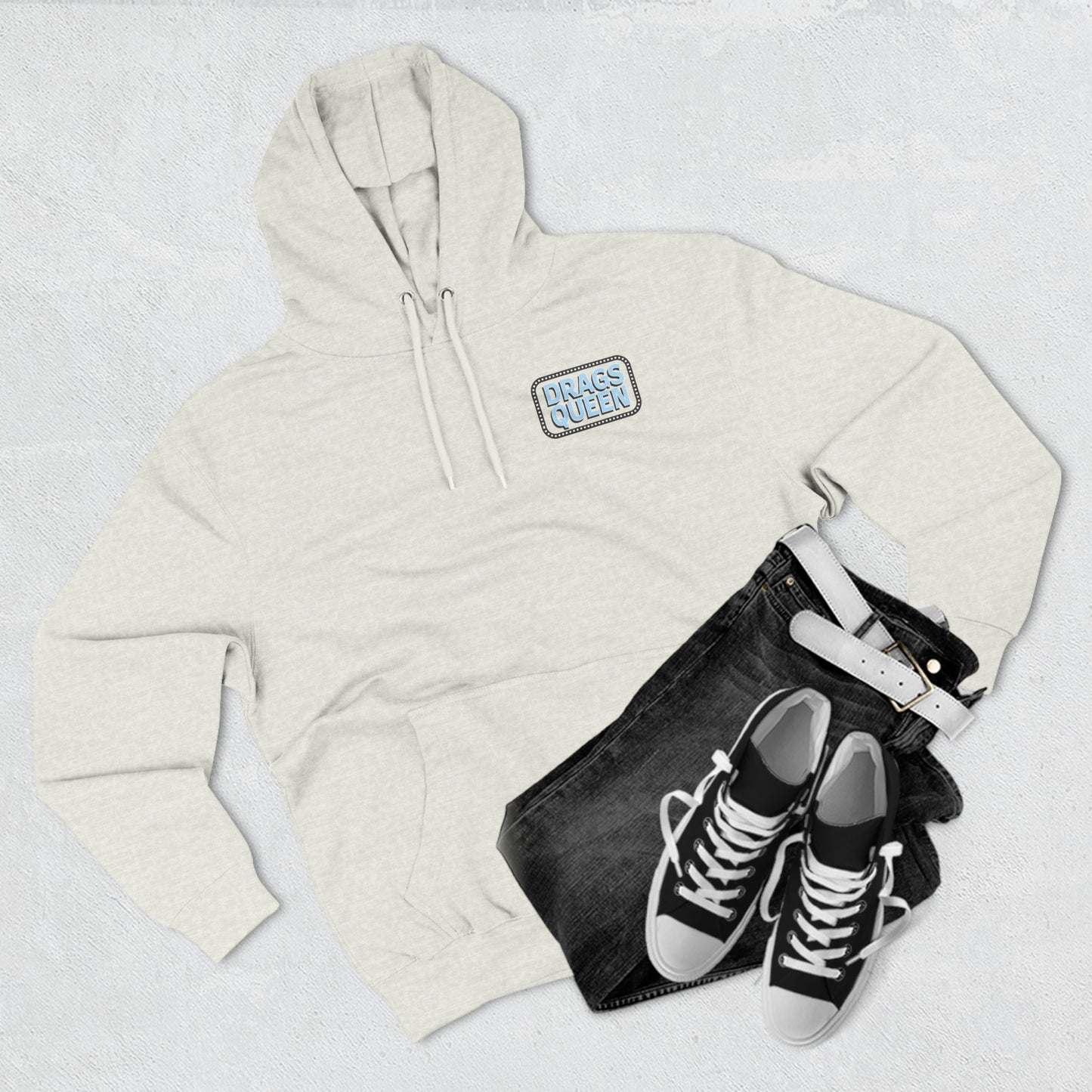 Drags Queen Three-Panel Hoodie