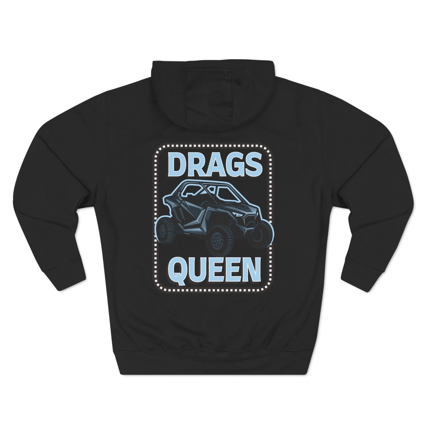 Drags Queen Three-Panel Hoodie