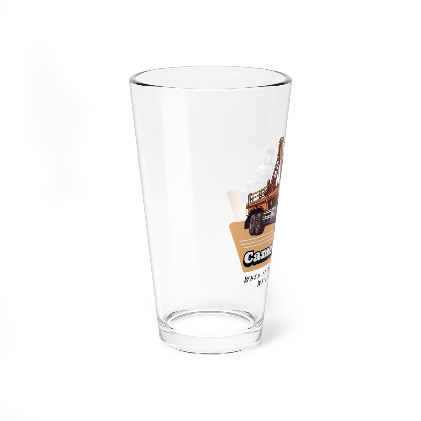Camel Towing Glass, 16oz