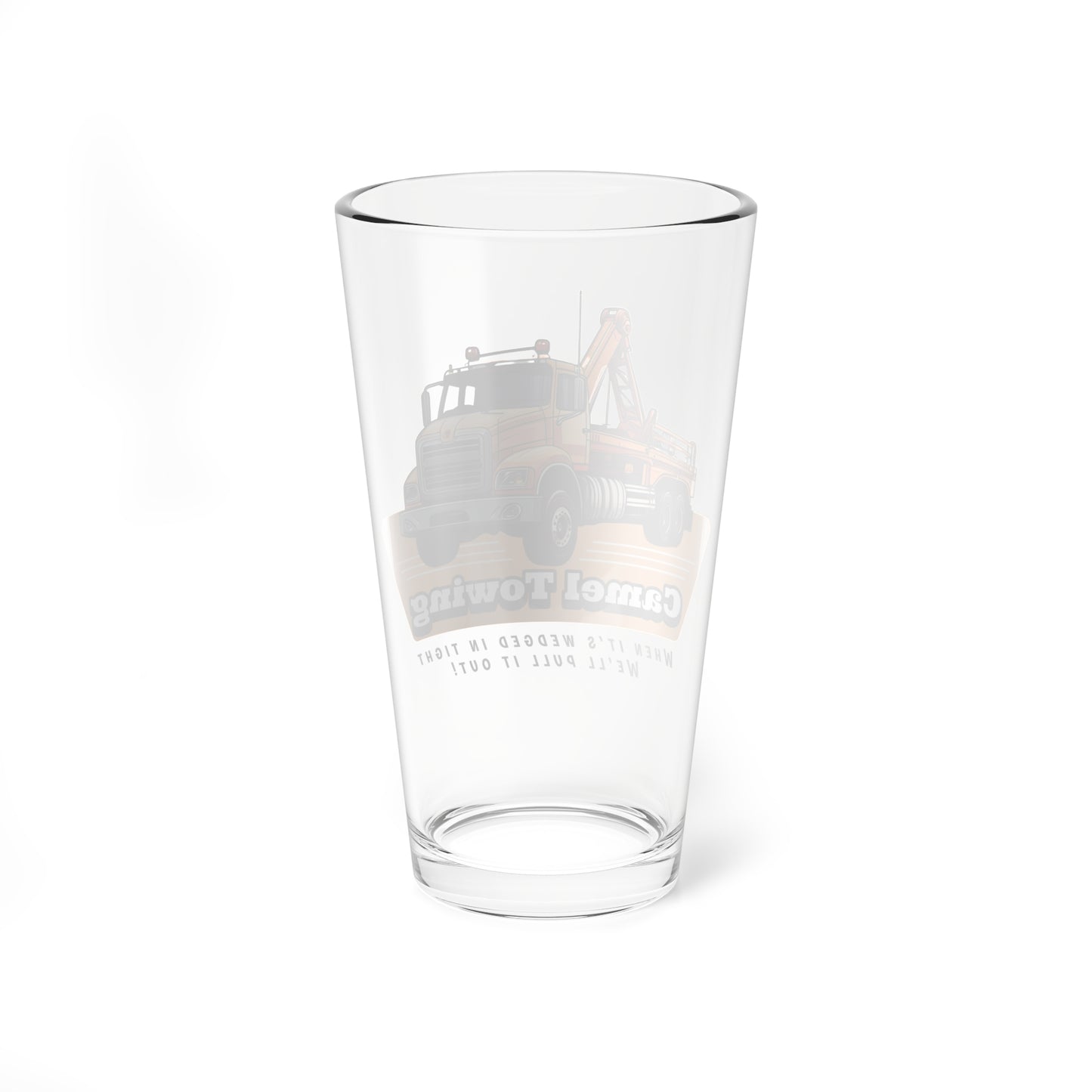 Camel Towing Glass, 16oz