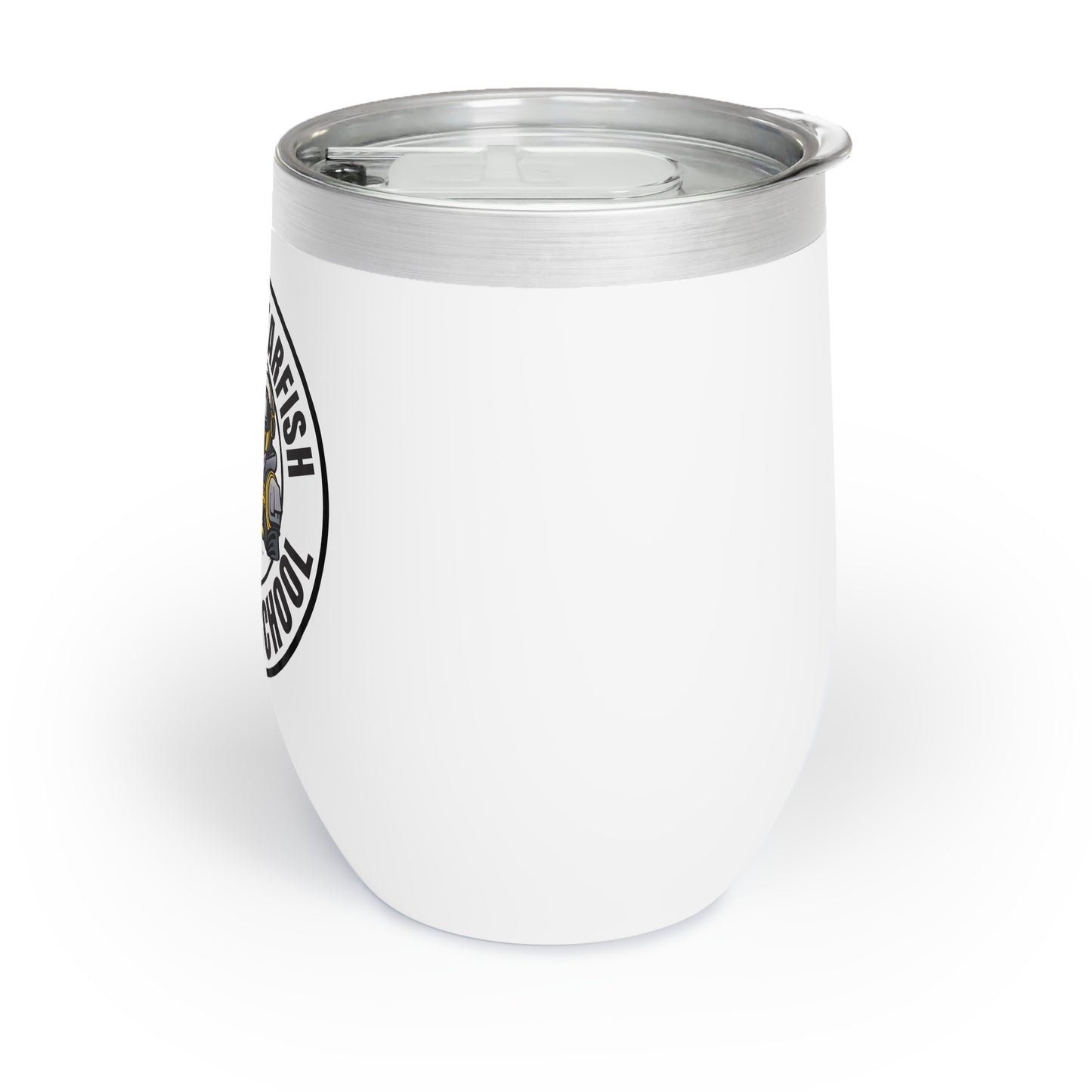 Purple Starfish Snorkel School Wine Tumbler