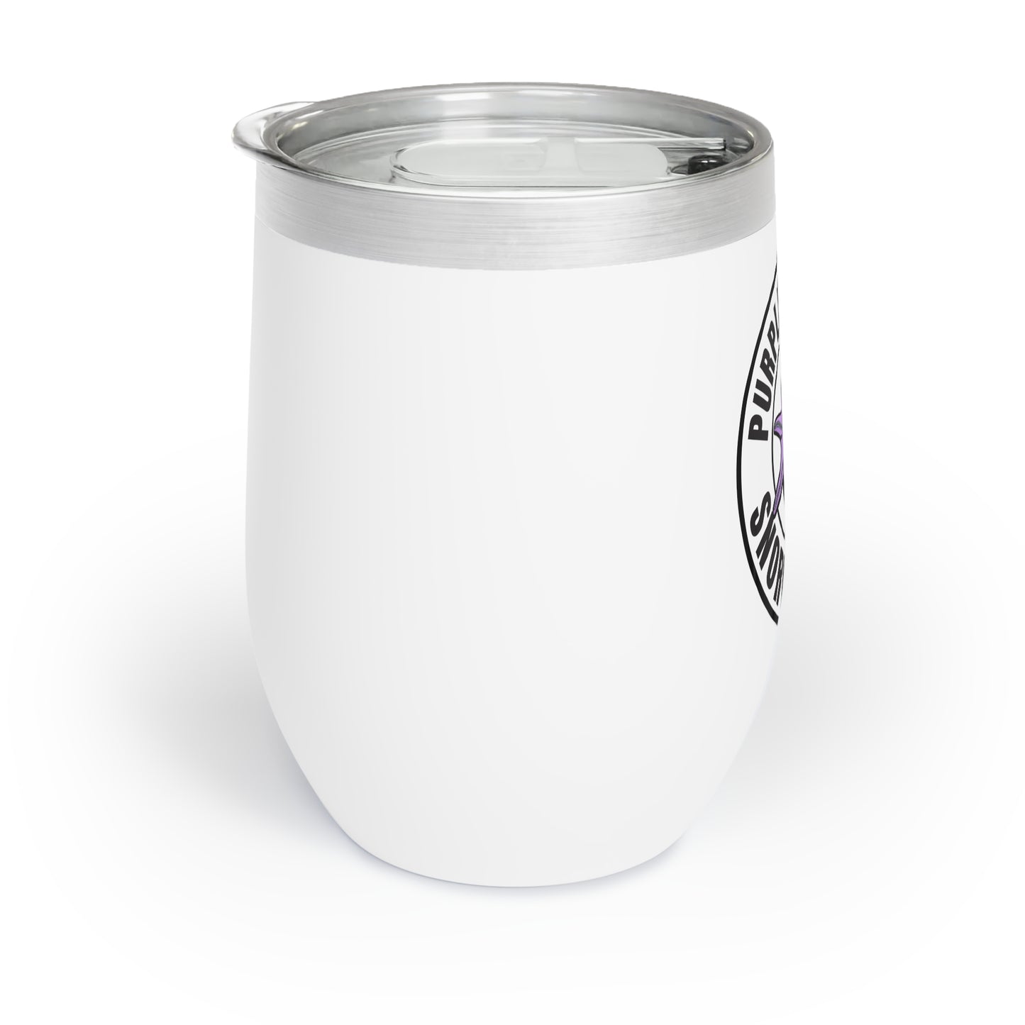 Purple Starfish Snorkel School Wine Tumbler