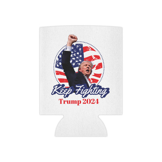 Keep Fighting Can Koozie