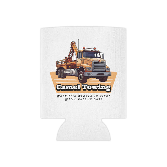 Camel Towing Can Koozie