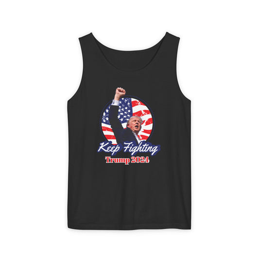 Keep Fighting Garment-Dyed Tank Top