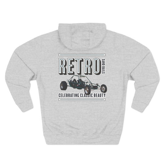 Retro Sand Car Three-Panel Hoodie