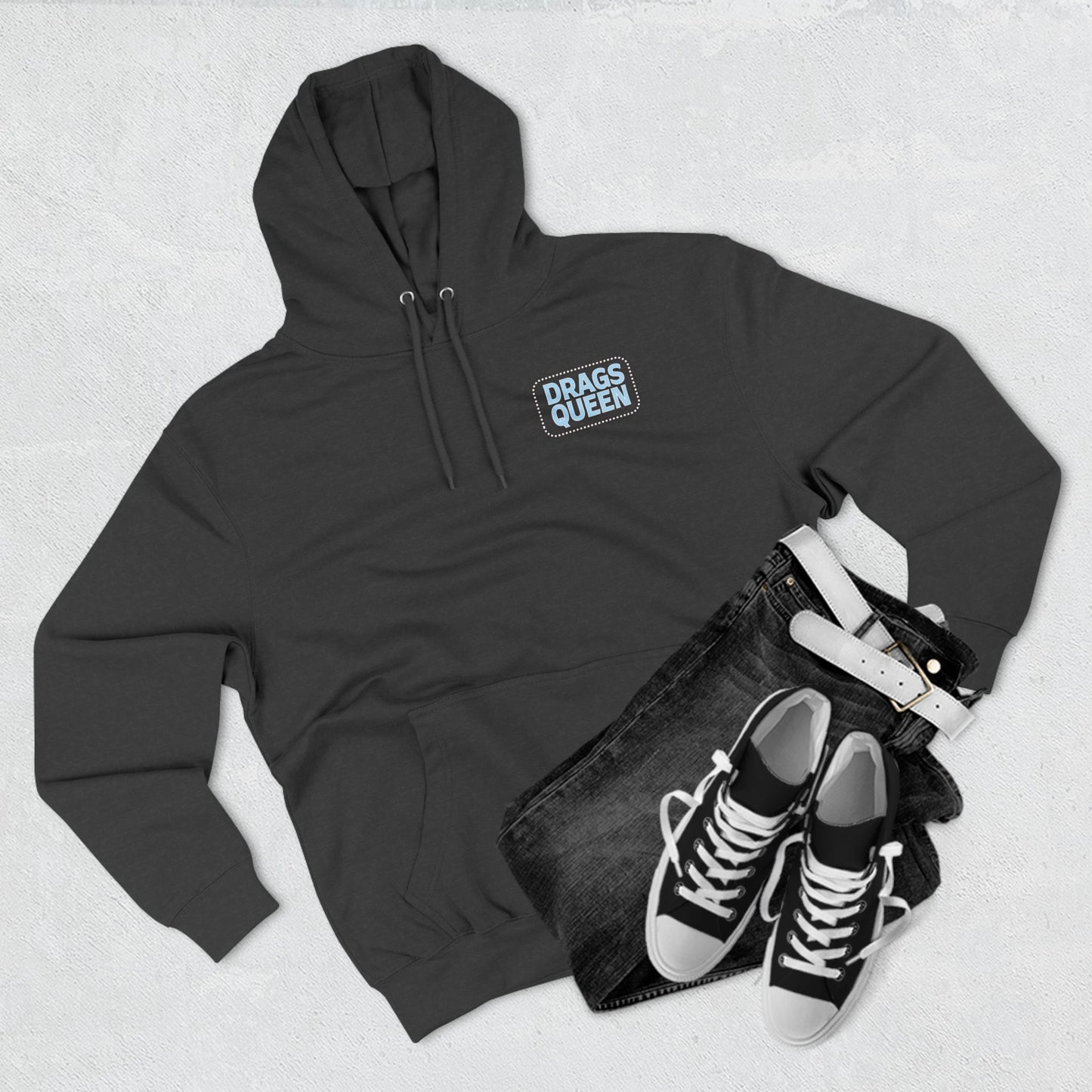 Drags Queen Three-Panel Hoodie