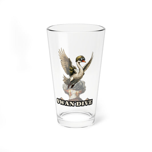 Swan Dive Glass, 16oz