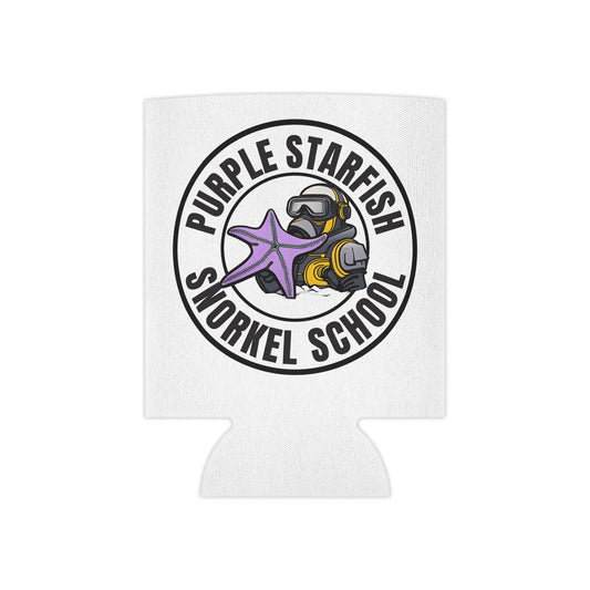 Purple Starfish Can Koozie
