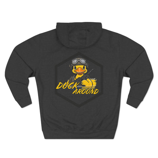 Duck Around and Find Out Three-Panel Hoodie